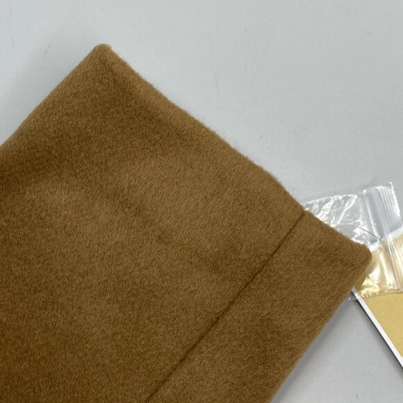 Michael Kors Women’s Single-Breasted Notch Lapel Coat – Dark Camel Brown – S - Picture 5 of 11